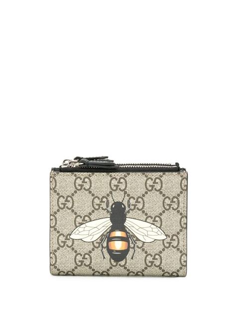 gucci bee wallet women's|Gucci wallet with bumble bee.